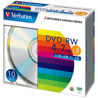 データ用DVD-RW 4.7GB 1-2倍速 DHW47N10V1 1パック（10枚入