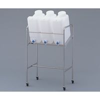 アズワン ヘンペイ活栓付瓶用傾斜スタンド 搭載ボトル:20L×3個 20THS 1個 2-7826-14（直送品）