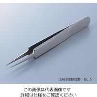 RUBIS MEISTER ピンセット SA(耐酸鋼)製 No.5 5-SA 1本 2-8028-13（直送品）