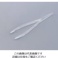 アズワン プラスチックピンセット ポリスチレン GDPP-125MM 1箱(10本) 2-8091-01（直送品）