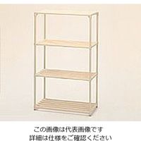 アズワン ポールシェルフ 間口1200mm 4段 3-297-01 1台(1個)（直送品）
