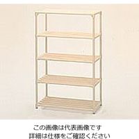 アズワン ポールシェルフ 間口1200mm 5段 3-297-03 1台(1個)（直送品）