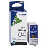 エプソン（EPSON） 純正インクカートリッジ IC1BK04 ブラック 1個