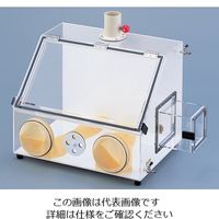 アズワン グローブボックス (排気ダクト付き) 762×450×583mm AS-600PE 1台 3-4045-12（直送品）