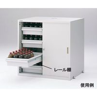アズワン 耐震薬品庫SPWー990用レール棚 3-5345-11 1枚（直送品）