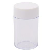 マルエム スチロールねじ瓶 40mL 100本入 No.5 1箱(100個) 4-1024-05（直送品）