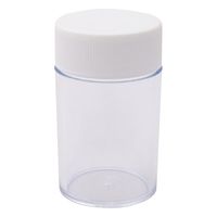 マルエム スチロールねじ瓶 135mL 50本入 No.8 1箱(50個) 4-1024-08（直送品）