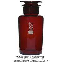 アズワン 共通摺合わせ広口試薬瓶 茶褐色 1000mL 1本 4-5032-06（直送品）