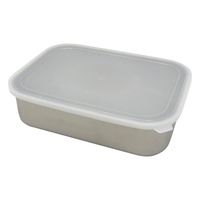 丸山ステンレス フリージング角シール浅型容器 260型 (268×197×70mm) 260カタ 1個 4-5622-05（直送品）