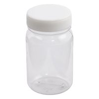 三宝化成 クリヤ広口瓶(透明エンビ製) 100mL 5-031-01 1本（直送品）