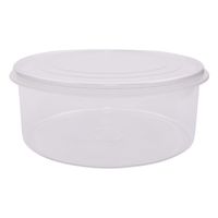 アズワン 丸型V式容器(スチロール製) 6個入 φ156×φ149×65mm 5-067-26 1箱(6個)（直送品）