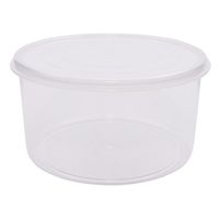 アズワン 丸型V式容器(スチロール製) 3個入 φ135×φ128×76mm 5-067-31 1箱(3個)（直送品）