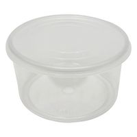 アズワン 丸型V式容器(スチロール製) 6個入 φ99.5×φ94×57mm 5-067-29 1箱(6個)（直送品）