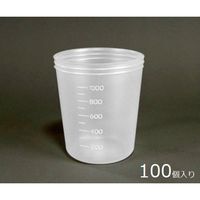 アズワン ディスポカップ(バキュームタイプ) 1L 100個入 V-1000C 1箱(100個) 5-077-16（直送品）