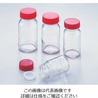 柴田科学 ねじ口びん 広口 茶褐色 青キャップ付 10L 017250-110000 1個 61-4424-93（直送品） - アスクル