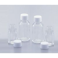 マルエム 細口規格瓶 透明 60mL 100本入 TK-60 1箱(100個) 5-131-14（直送品）