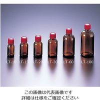 マルエム 細口規格瓶 褐色 100mL 100本入 LT-100 1箱（100個） 5-131-04（直送品） - アスクル