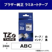 ピータッチ テープ スタンダード 幅24mm 透明ラベル(黒文字) TZe-151 1 