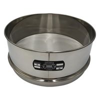 サンポー ステンレスふるい φ300×100mm 75μm 5-3295-45 1個（直送品）