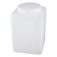 日本メデカルサイエンス ハイルーテ角瓶(PE製) 5L 5-355-05 1箱(1個)