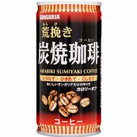 【アウトレット】缶コーヒー SANGARIA（サンガリア） 荒挽き炭焼珈琲 微糖 185g 1箱（30缶入）