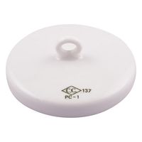 ニッカトー るつぼ(C型) フタ 50mL用 CW-C3 1個 5-4051-03（直送品）