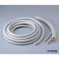 アズワン 二重真空用排気ゴム管 天然ゴム 6×18 5-5000-03 1m(1m)（直送品）