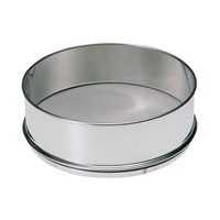 ふるい(試験用・鉛フリー)<TS製> SUS普及型 φ150mm(深さ45mm) 目開き2.36mm JTS-150-45-24 1個（直送品）