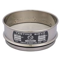 ふるい(試験用・鉛フリー)<TS製> SUS普及型 φ150mm(深さ45mm) 目開き850μm JTS-150-45-30 1個（直送品）