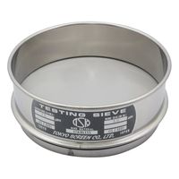 ふるい(試験用・鉛フリー)<TS製> SUS普及型 φ150mm(深さ45mm) 目開き75μm JTS-150-45-46 1個（直送品）