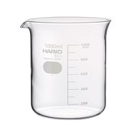 使用不可HARIO ビーカー(目安目盛付き) 1000mL B-1L 1個 6-214-07（直送品）