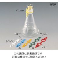 アズワン シリコンカラーバンド(メガネバンド) φ8×φ15 ブルー 6-368-02 1袋(10個)（直送品）