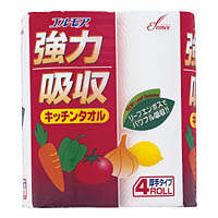 エルモアキッチンタオル　2枚重ね　1パック（4ロール入）