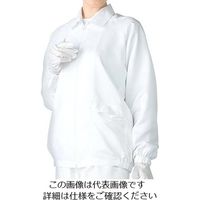 アズワン 無塵衣AS203C（男女兼用上着） ホワイト AS203C LL 1着 6-7524-12（直送品）