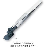 アズワン ファイバーチップピンセット ウェハー用 幅広 PEEK 4SA 1本 6-7911-02（直送品）