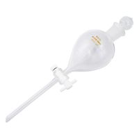 アズワン 丸型分液ロート テフロン(R)プラグ付 200mL 7-188-03 1個（直送品）