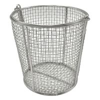 アズワン ステンレス丸型洗浄カゴ(テーパ付き) φ150(φ125)×150mm ショウ 1個 7-5331-05（直送品）