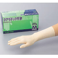 アズワン　クアラテック手袋　DXパウダーフリー　クリーンルーム用手袋　M　1箱（100枚）　8-4053-02