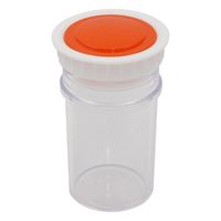 アズワン ラボランPSサンプル管瓶 25mL 橙 100本+10本入 PS-25 1箱(110個) 9-892-14（直送品）