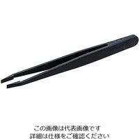 RUBIS 制電ピンセットNK(導電・耐酸・非磁性タイプ) 先端平型 NKR 1本 9-5681-04（直送品）