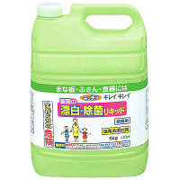 【アウトレット】ライオン　キッチンキレイキレイ除菌＆漂白　業務用5kg　1箱（3本入）