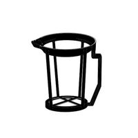 ヨトリヤマ ディスポ手付ビーカー5L用ホルダー10入 6-6607-10 1箱(10個)（直送品）