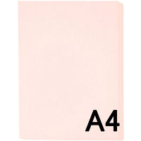 アスクル カラーペーパーA4 ライトピンク 1箱（500枚×10冊入）  オリジナル