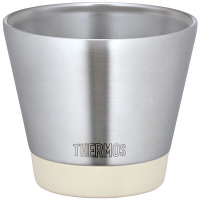 【アウトレット】サーモス　真空断熱カップ0.3L　アイボリー　JDD-300