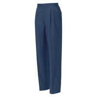 アイトス　レディースシャーリングパンツ（2タック）　ネイビー　AZ5363-008-5L　1着（直送品）