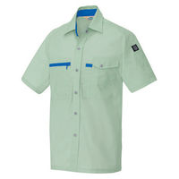 アイトス　半袖シャツ　アースグリーン　AZ5366-005-5L　1着（直送品）