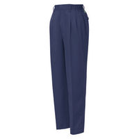 アイトス　レディースシャーリングパンツ（2タック）　ネイビー　AZ5373-008-3L　1着（直送品）