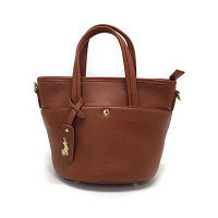 【アウトレット】ROMEO　GIGLI　Colorata（カロラータ）バケツトート　茶　G18111 MARRON BROWN　1個