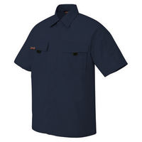 アイトス　半袖シャツ　ディープネイビー　AZ5576-008-L　1着（直送品）