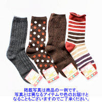 【アウトレット】中山繊維 婦人カシミヤ混ソックス ４足セット 4941346389618 1セット（4足入）